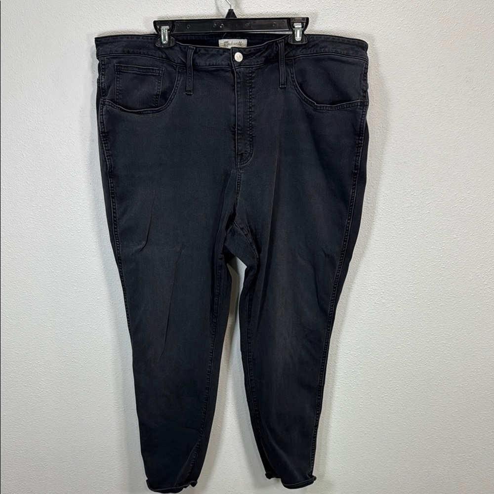 Madewell curvy roadtripper Black Denim Jeans 24w